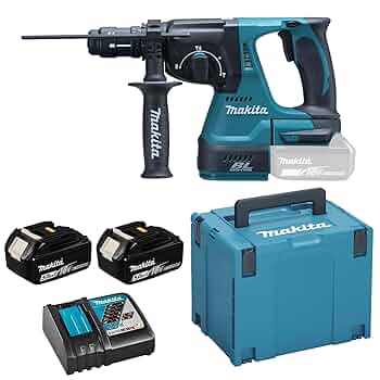 Makita DHR243Z 18V Brushless SDS+ Hammer Drill, 18V, 4Ah